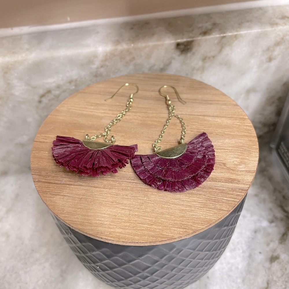 Sseko fan earrings